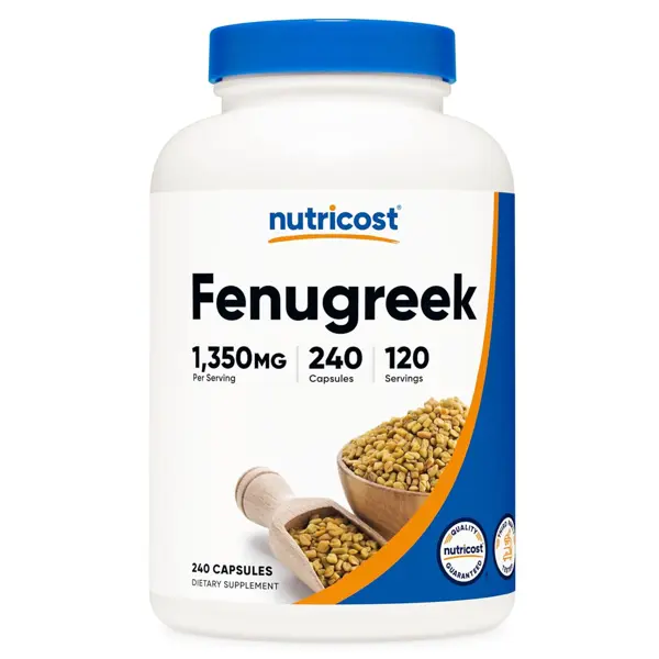 Nutricost Fenugreek Seed 1350mg Capsules
